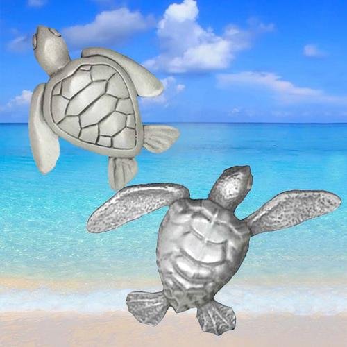 Sea Turtle Cabinet Knobs and Pulls - Costello Coastal Knobs