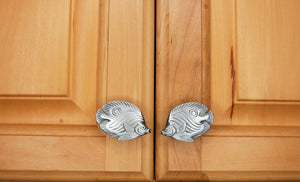 Butterfly Fish Cabinet Knob Matched Pair