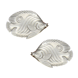 Butterfly Fish Cabinet Knob Matched Pair