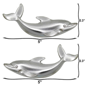 Dolphin Drawer Pulls - Matched Pair