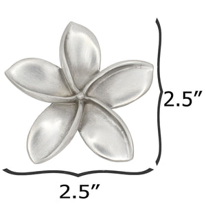 Plumeria Cabinet Knob,  Large