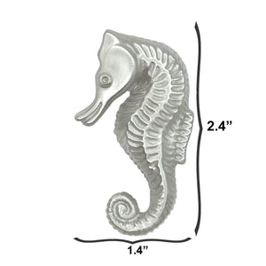 Seahorse Cabinet Knob, Small Size, Left Facing