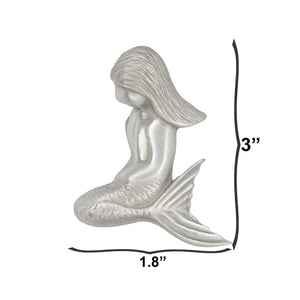 Mermaid Cabinet Knob, Left Facing