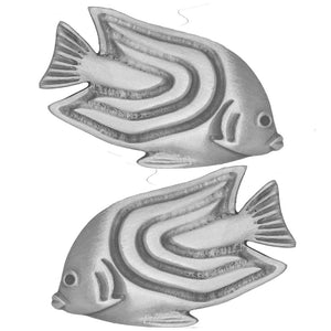 Angelfish Cabinet Knobs, Matched Pair