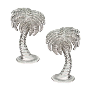 Palm Tree Cabinet Knobs - Matched Pair