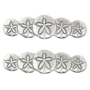 Sand Dollar Drawer Pull - Horizontal - 2 pack