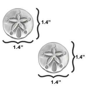 Sand Dollar Cabinet Knobs 2-Pack- Small - Fine Detail